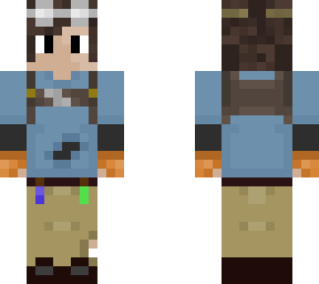 smp template Minecraft Skins