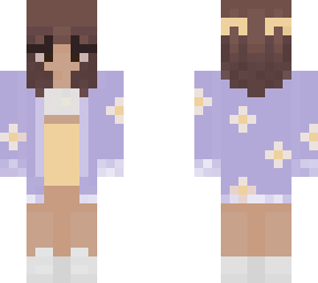 violet flower girl :]  (the base by @klarue04)