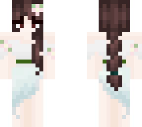 white dress