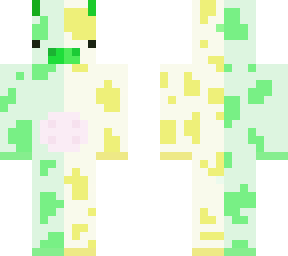 yellow and green cow
