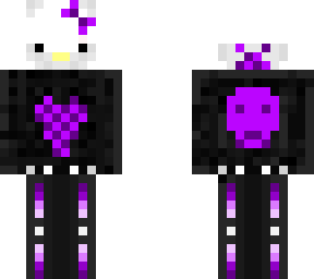 black/purple hello kitty