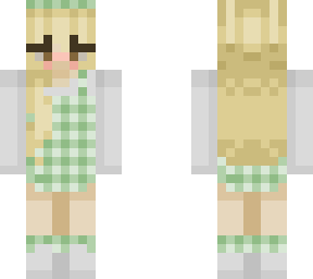 blonde cottagecore girl