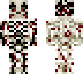 bloody skeleton