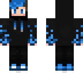 blue fire ninja skin