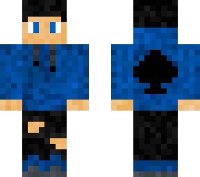 blue hoodie ace