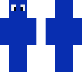 blue man