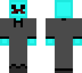 blue slime with clothes (feat. moustache)