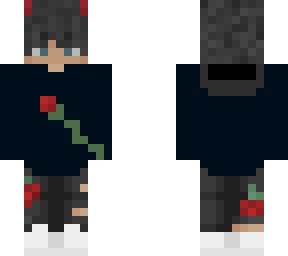 boy holding a rose