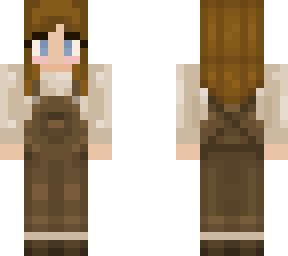 brown overalls