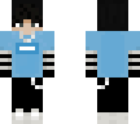 cool blue emo boy