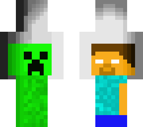 creeper meet herobrine