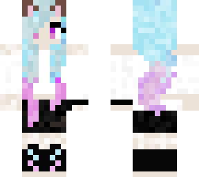 cute wolf summer girl