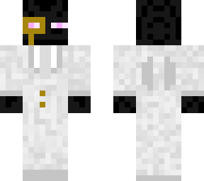enderman in white suit