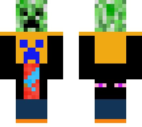 me holding creeper head