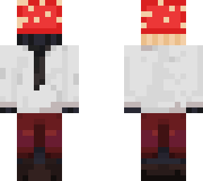mushroom man with tie