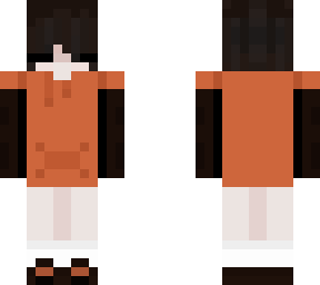 orange hoodie girl