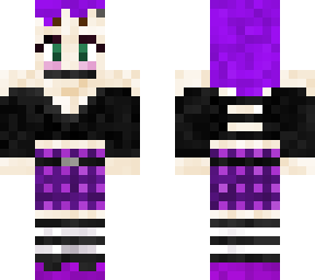 purple mulett girl
