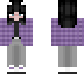 purple soft girl