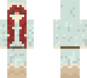 red haired snowy