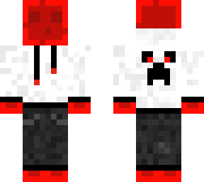 red slime with hoodie