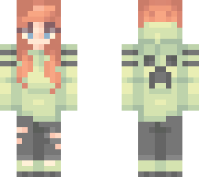 redhead creeper hoodie
