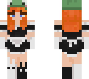 uh maid red head + frog