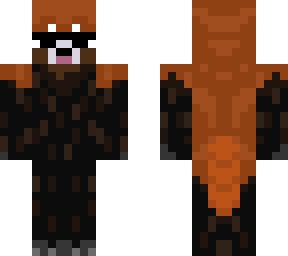 xbox red panda with shades
