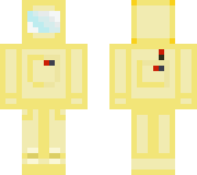yellow space suit