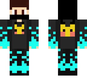 blue gamer boy but with pikachu (my skin but with pikachu)