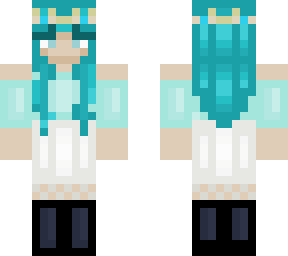 blue girl