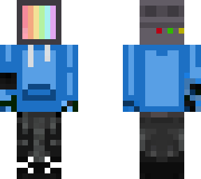 blue tv head