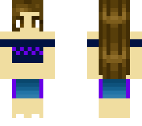 casual violet girl
