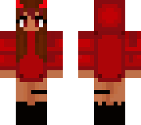 devil girl red hoodie