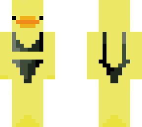 duck in bikini