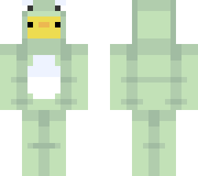 duck in frog onesie