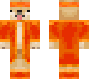 fanta doge with cloak