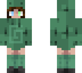 flaffle in a frog hoodie