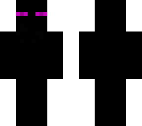 fully black ender man