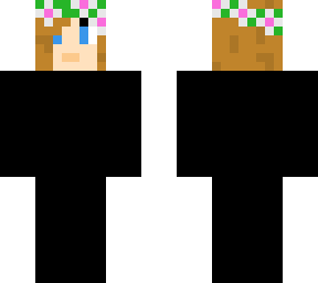 girl with flower headband