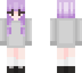 gray + purple ~