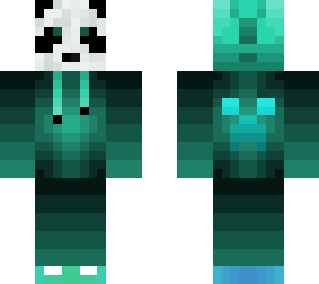 green-blue panda