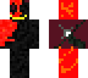 lava and obsidian man