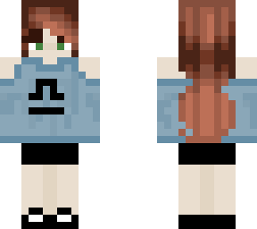 libra sign - girl (brown hair)