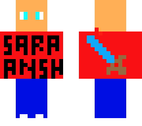 my name skin (if anyone want there name skin plz comment i will make)