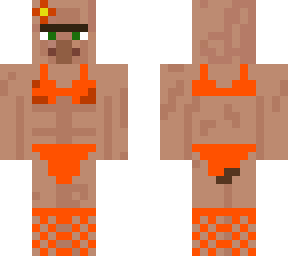 orange villiger in bikini