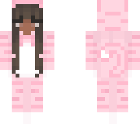 pink cat - black girl