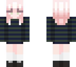 pink hair ver. green jumpers ~