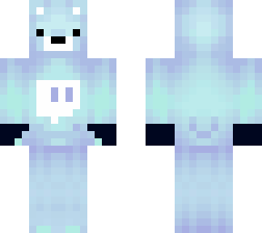 real wallibear skin with gloved