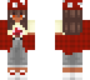 red mushroom girl