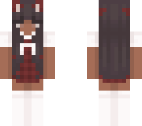 red plaid dress - black girl
